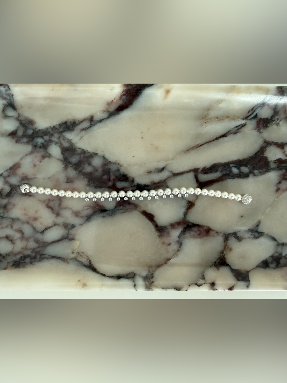Swarovski Clear Crystal Tennis Bracelet in Silver Tone